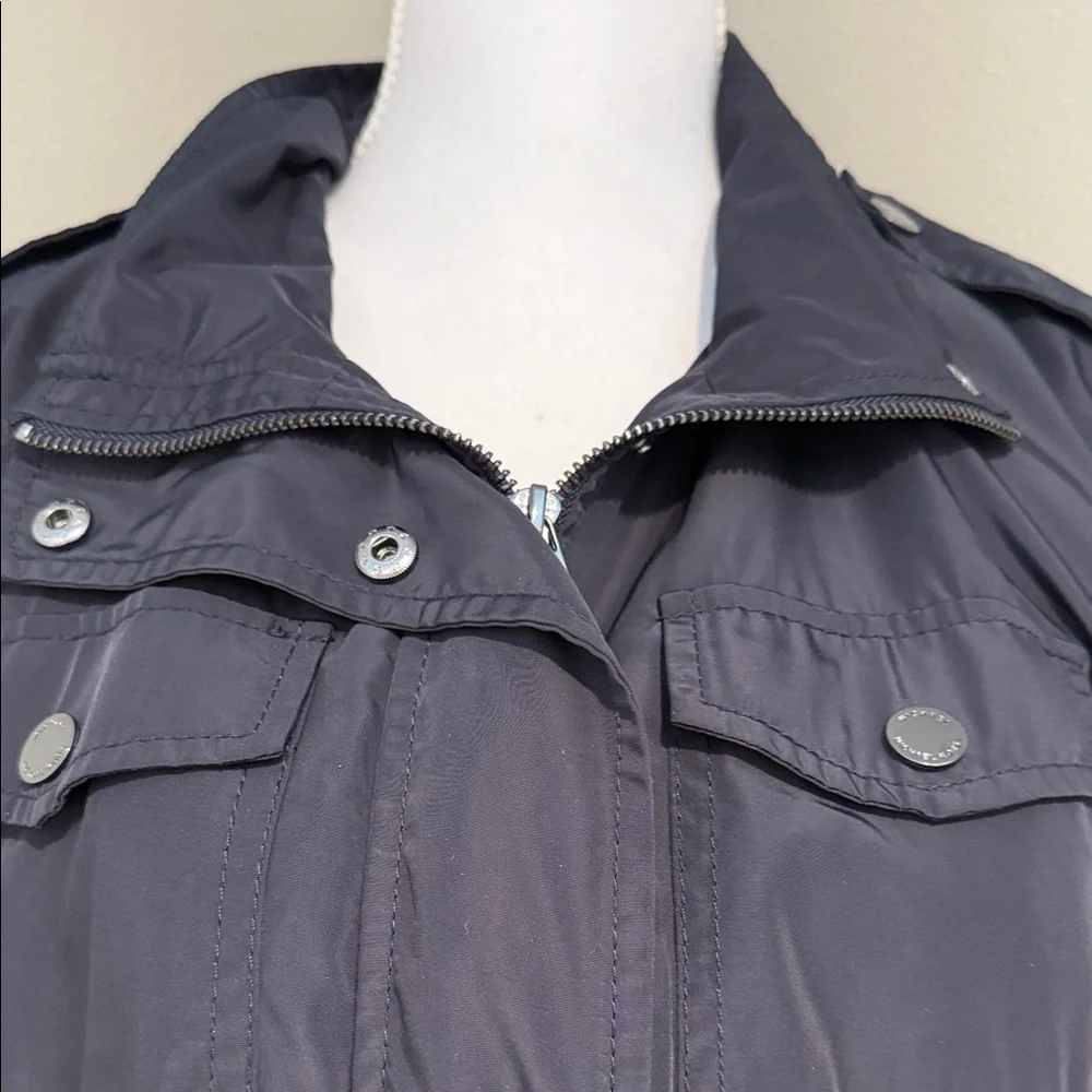 Michael Kors | Fly Front Anorak Rain Jacket | Navy | Large